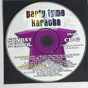 Party Tyme Karaoke: Sunday School CD+G Disc Only (SYB-1635)